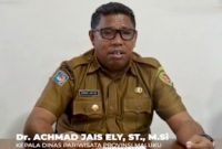 Kepala Dinas Pariwisata Provinsi Maluku, Dr. A. Jais Ely, ST, M.Si