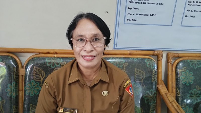 Kepala Sekolah SD Negeri 1 Galala, Kecamatan Sirimau, Ny. A. Barataman, S.Pd